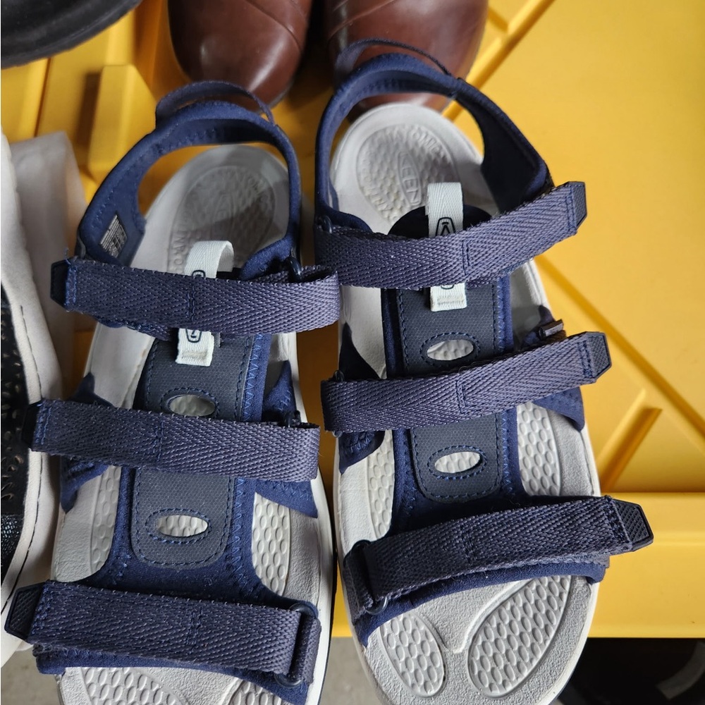 Women’s Keen Navy Blue and Grey waterproof sandals